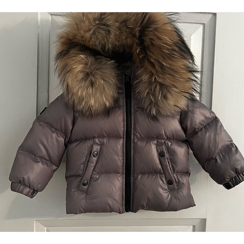 Infant Goose Down Puffy Jacket.